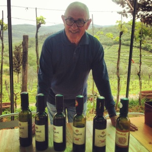 Fernando e seu vinhos, os meus Chianti preferidos
